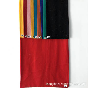 Rayon Satin Plain Dyed With Foil Dot